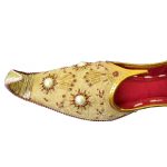 Men's Gold Khussa Shoes Punjabi Jutti - J104