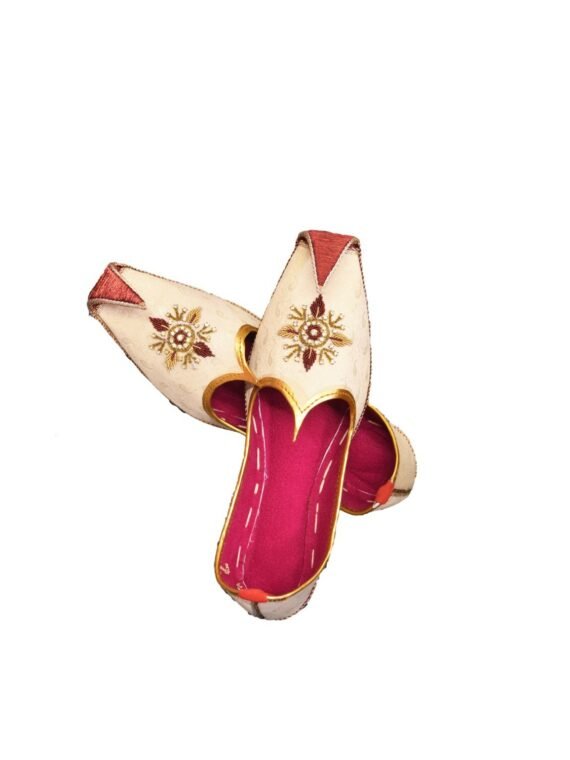 Men’s Gold Khussa Shoes Punjabi Jutti J119 … 1