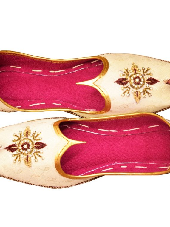 Men's Gold Khussa Shoes Punjabi Jutti J119 …