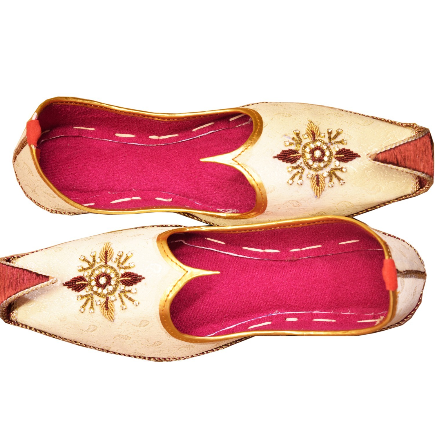 Men's Gold Khussa Shoes Punjabi Jutti J119 …