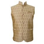 Men's Indian Jacquard Waist Coat Nehru Jacket Modi Jacket JA1000