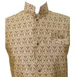 Men's Indian Jacquard Waist Coat Nehru Jacket Modi Jacket JA1000