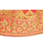 bridal pink silkan lehenga choli with duppata L003