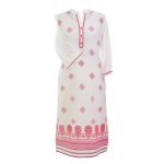 Women Casual Indian Pink Long Kurti