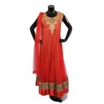 INDIAN FLOOR LENGTH ANARKALI SUIT - A502