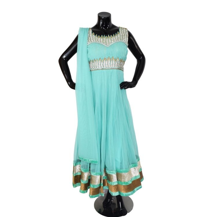 INDIAN FLOOR LENGTH ANARKALI SUIT - A512