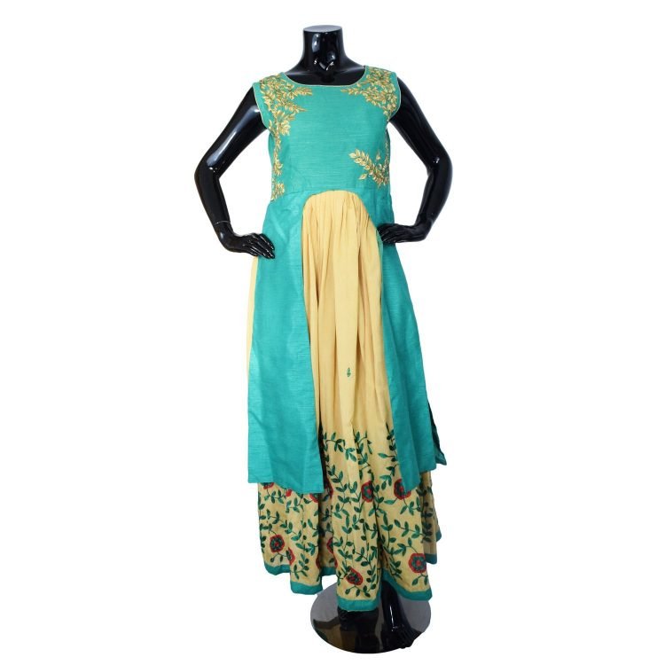 INDIAN FLOOR LENGTH ANARKALI SUIT - A513