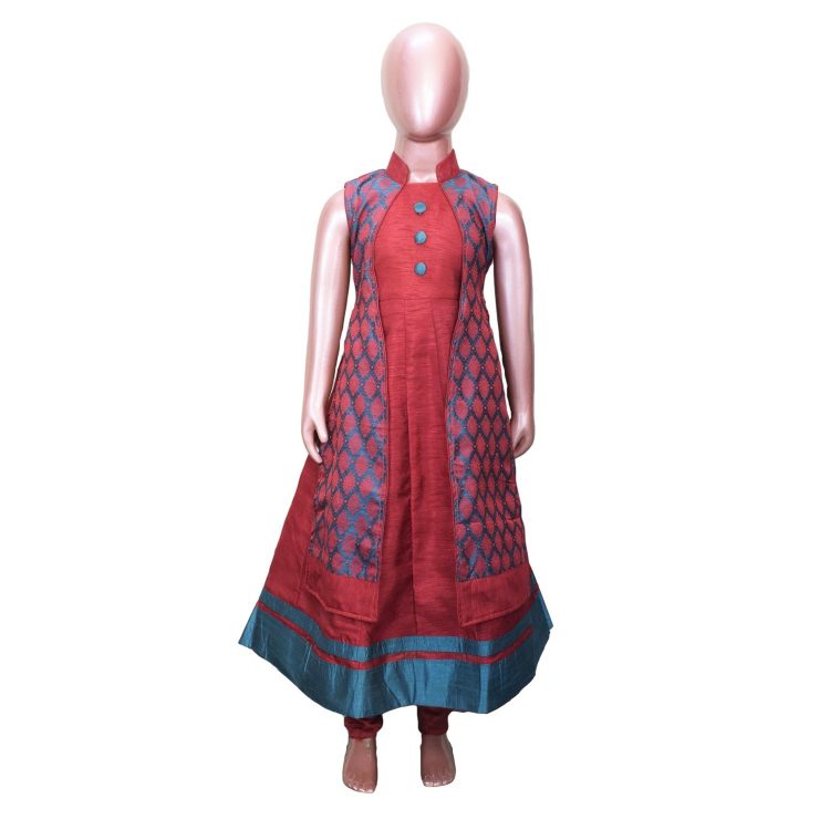 Kid's Girl's Indian Anarkali Frock Dress DGA100