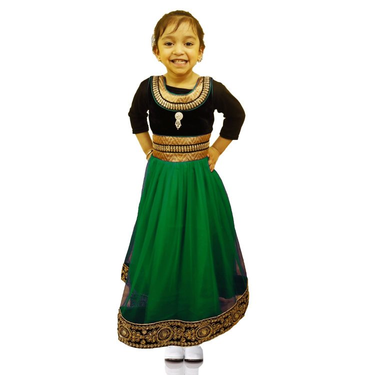 Girl's Indian Anarkali Churidar Frock Suit MGA100