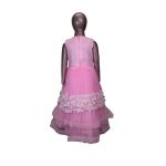 Kids Stylish Pink Sleeveless Party Dress Frock For Girls-DGA121
