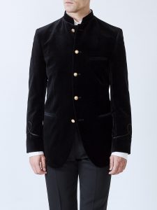 Men's military style blazer
