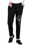 Elegant evening cotton blazer suit